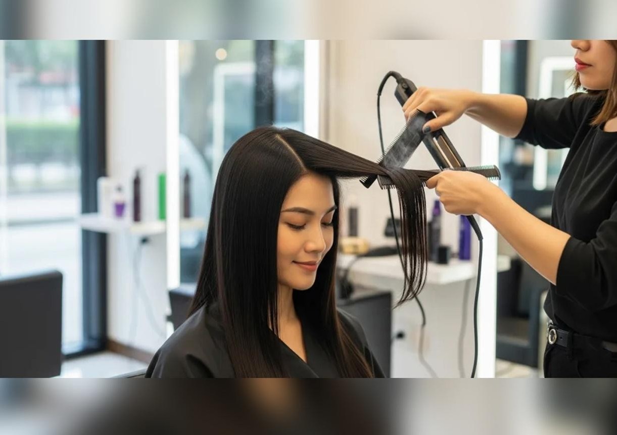 Keratin hair treatment di rumah
